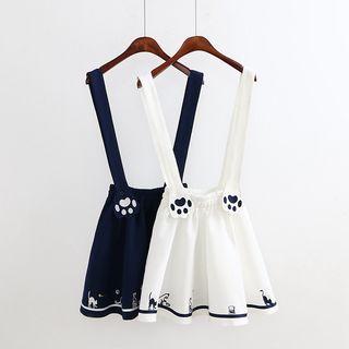Cat Suspender Mini Skirt
