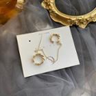 Alloy Cuff Earring Set Of 2 - As Shown In Figure - One Size