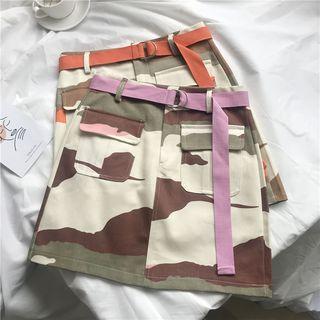 Camo Cargo Skirt