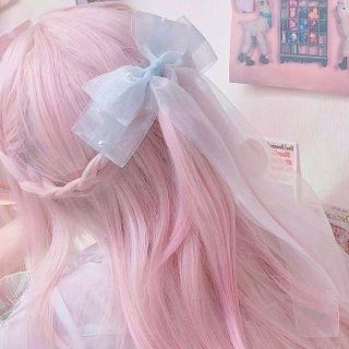 Set Of 2: Mesh Ribbon Hair Clip
