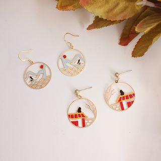 Traditional Chinese Dangle Earring / Clip-on Earring