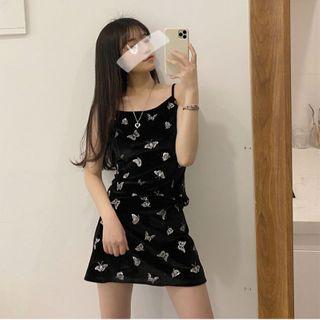 Butterfly Camisole Top / Strappy A-line Dress