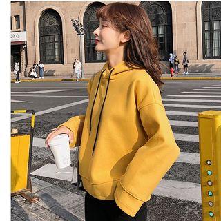 Plain Hoodie Yellow - One Size