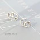 Face Drop Earring 1 Pair - Face - One Size