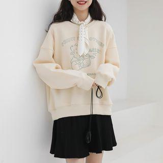 Printed Pullover / Dotted Neckerchief