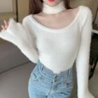 Choker Off-shoulder Sweater