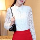 Lace Long-sleeve Shirt