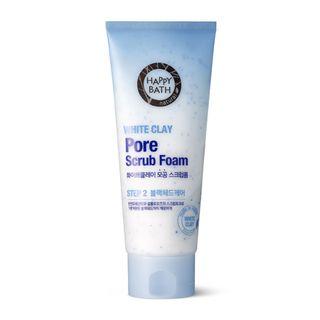 Happy Bath - White Clay Pore Scrub Foam 150g 150g