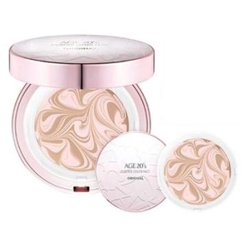 Age 20's - Essence Cover Pact Spf 50+ Pa+++ (#013 Pink Latte) 12.5g X 2 Pcs