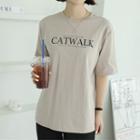 Catwalk Letter T-shirt