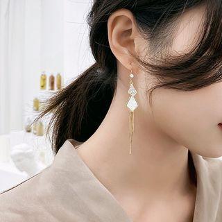 Acrylic Rhinestone Alloy Fringed Earring