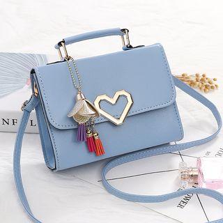 Heart Buckle Crossbody Bag