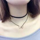 Bow Layered Choker