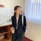 Single-breasted Short Blazer