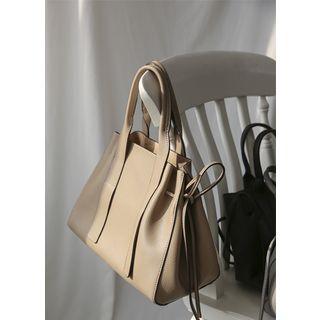 Tie-side Stitched Hand Bag