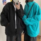 Couple Matching Turtleneck Zip-up Jacket