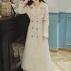Double Breasted Long Coat Dress