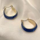 Geometry Drop Earring 1 Pair - Stud Earring - Blue - One Size