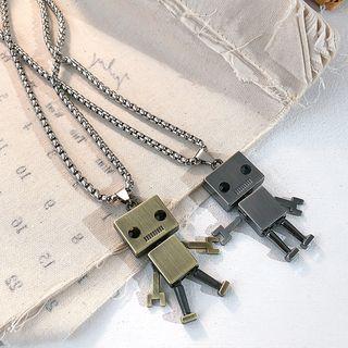 Robot Pendant Necklace