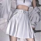 Set: Pleated Skirt + Chain