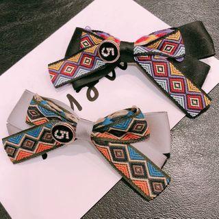 Ethnic Style Bow Hair Clip
