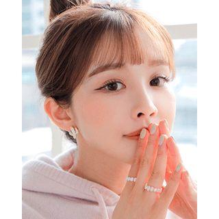 Cactus Motif Ear Studs One Size