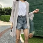 Bell-sleeve Chiffon Jacket