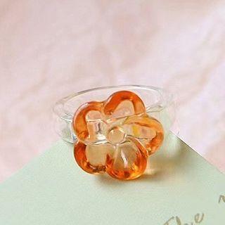 Floral Resin Ring