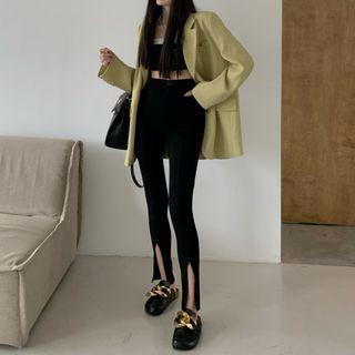 Split Skinny Pants