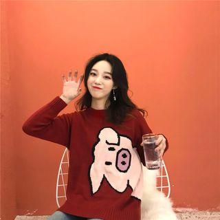 Pig Print Sweater (various Designs)