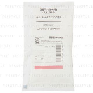 Muji - Bath Salt (lavender & Geranium) 40g