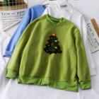 Loose-fit Christmas-tree Sweatshirt