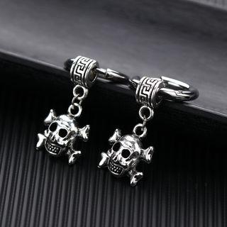 Skull Drop Earring No. 498 - One Size