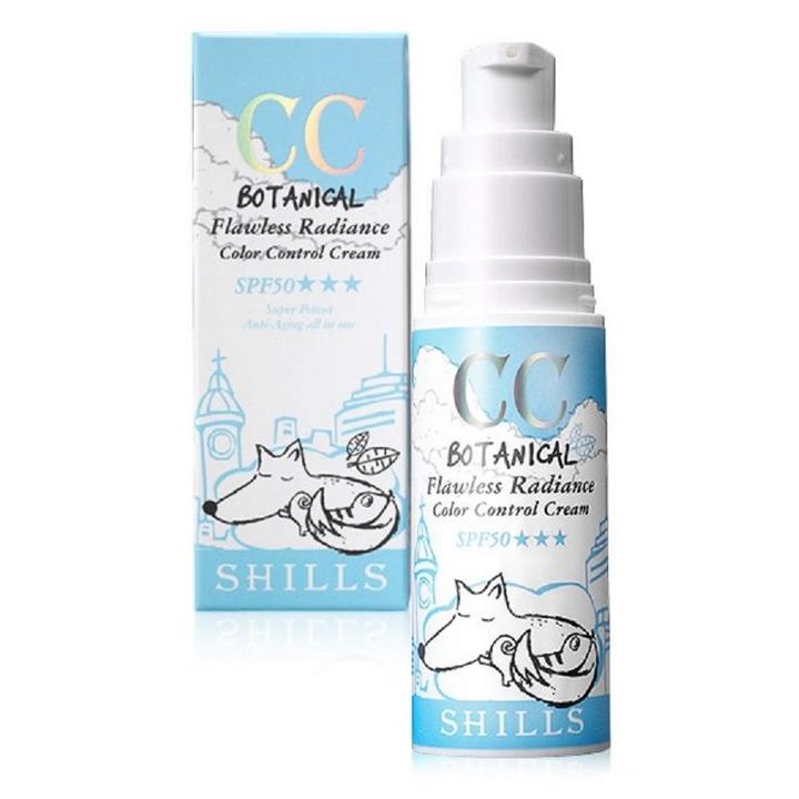 Shills - Botanical Flawless Radiance Color Control Cream Spf 50 30ml