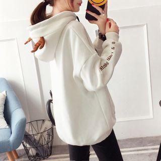 Antler-accent Drawstring Hoodie