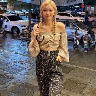 Leopard Print Blouse / Pants
