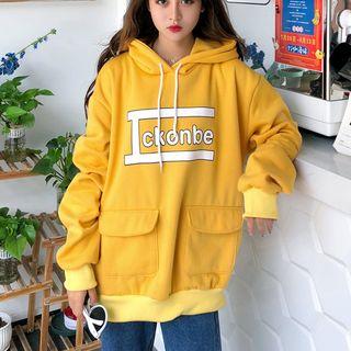 Twin Pocket Letter Hoodie