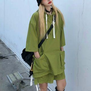 Short-sleeve Hoodie / Cargo Shorts