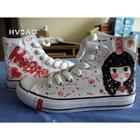 Rosy Cheeks High-top Canvas Sneakers