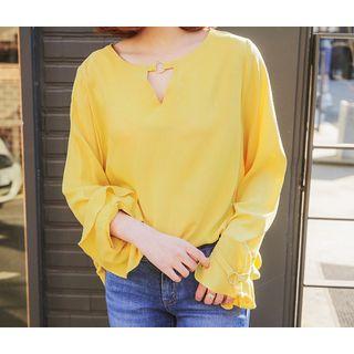 Keyhole Hoop-detail Top