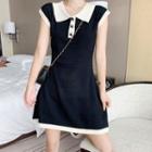 Plain Knit A-line Dress