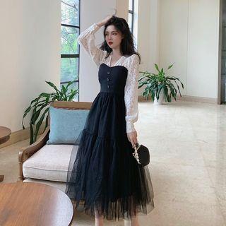 Lace Top / Tube A-line Dress