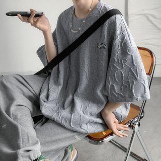 3d Printed Oversized Elbow Sleeve T-shirt