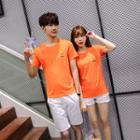 Couple Matching Embroidered T-shirt