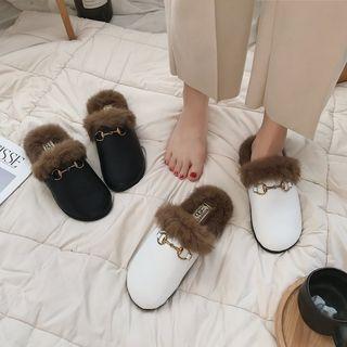 Furry Snaffle Mules