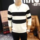 Striped Crew-neck Pullover