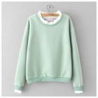 Frilled-trim Pullover