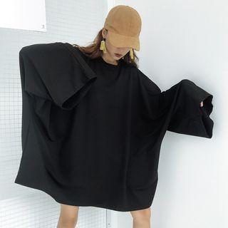 Plain Loose-fit Pullover