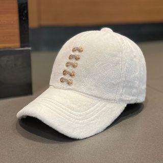 Rhinestone Chenille Baseball Cap