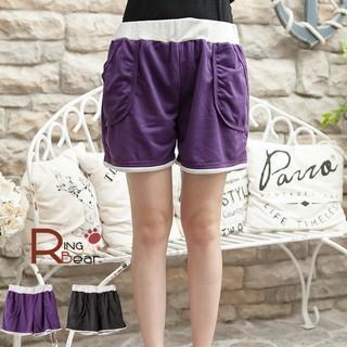 Color-block Piped Shorts